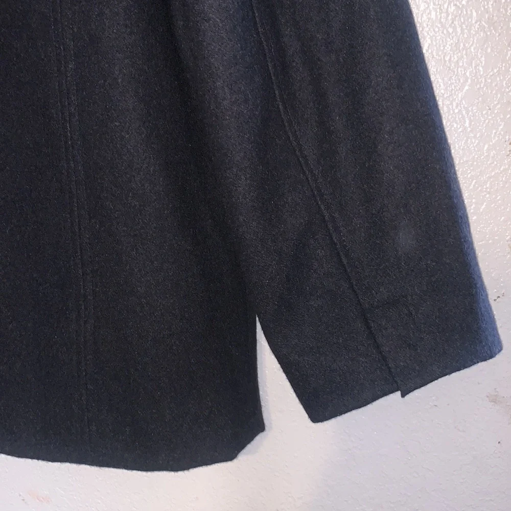 Mens Calvin Klein Wool Blend Pea Coat
